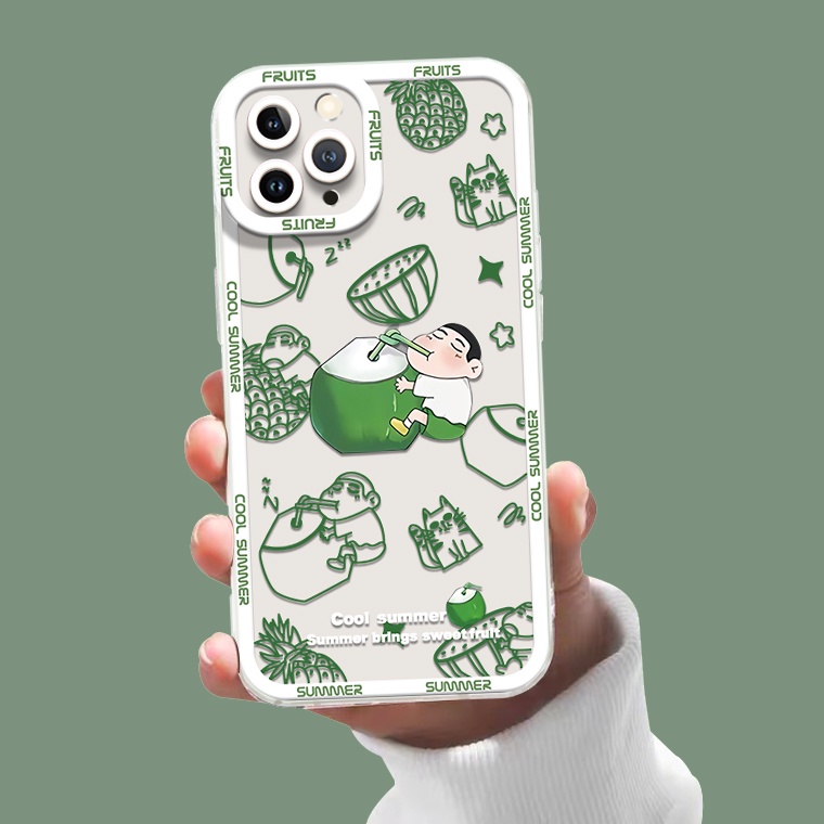 Ốp Điện Thoại TPU Dẻo Trong Suốt Họa Tiết Hoạt Hình Dễ Thương Cho IPhone 14 12 13 6 6S 7 8 Plus X XS XR 11 Pro Max