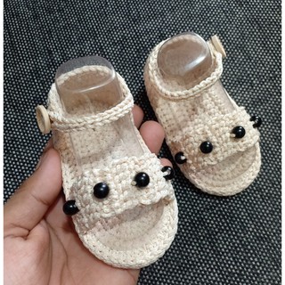 Dép sandal cho bé yêu có dán đế chống trượt - Dương liễu handmade