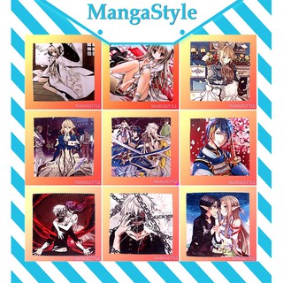 Hàng Có Sẵn - Khăn Lau Kính In Hình Manga Anime Bản 1