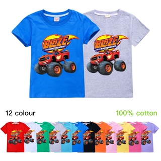 Áo thun tay ngắn 100% cotton cho bé trai