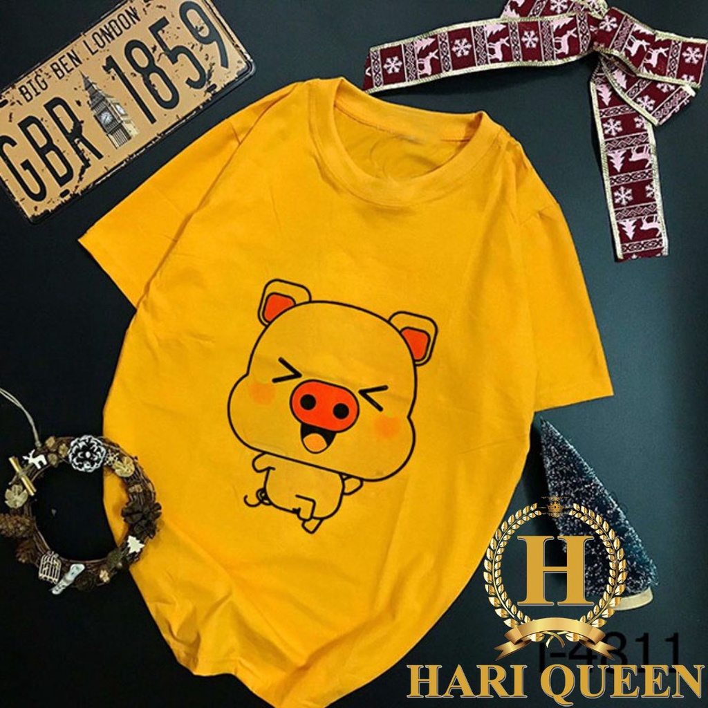 Áo phông nữ con heo siêu rẻ HARIQUEEN