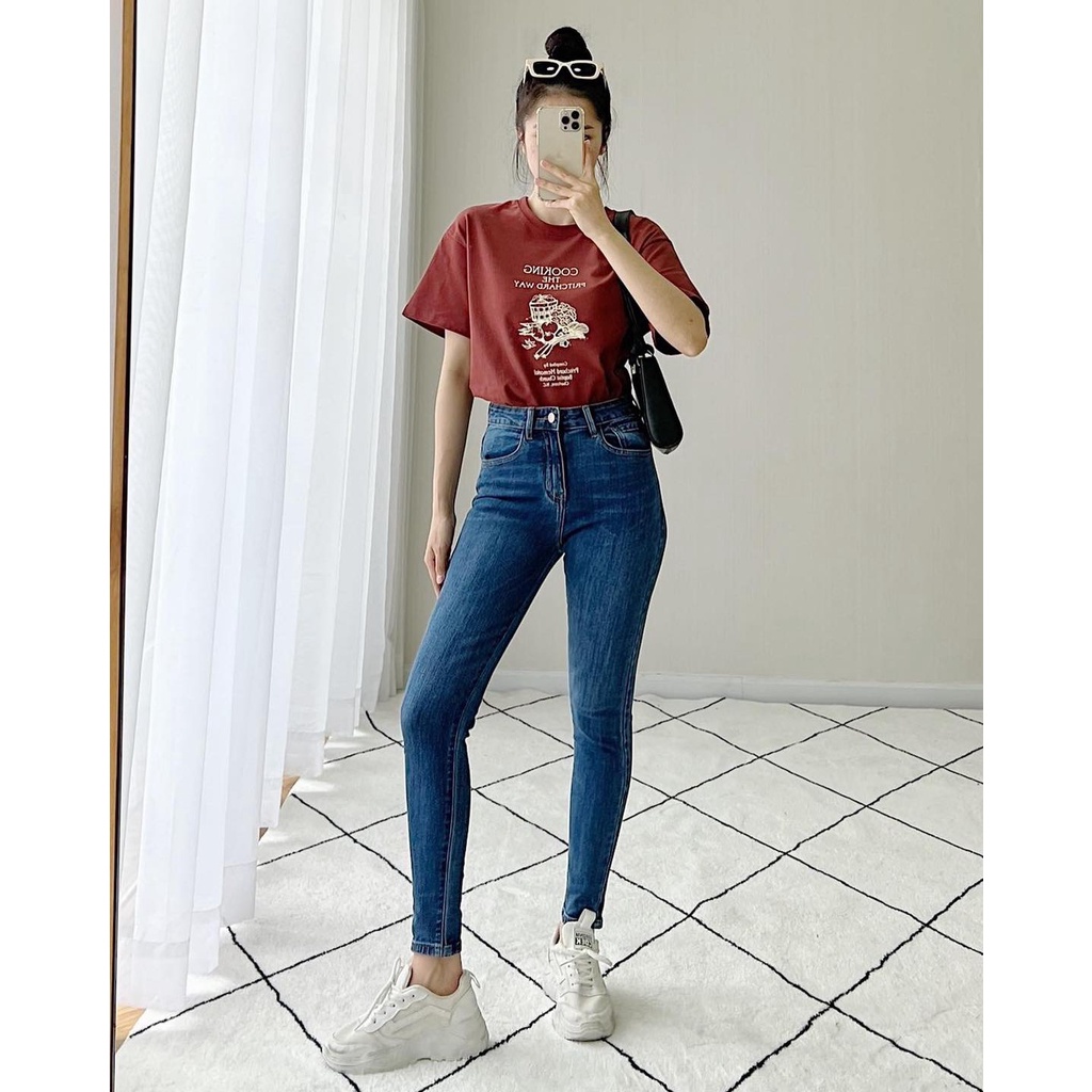 Quần Skinny Basic Lai Thường