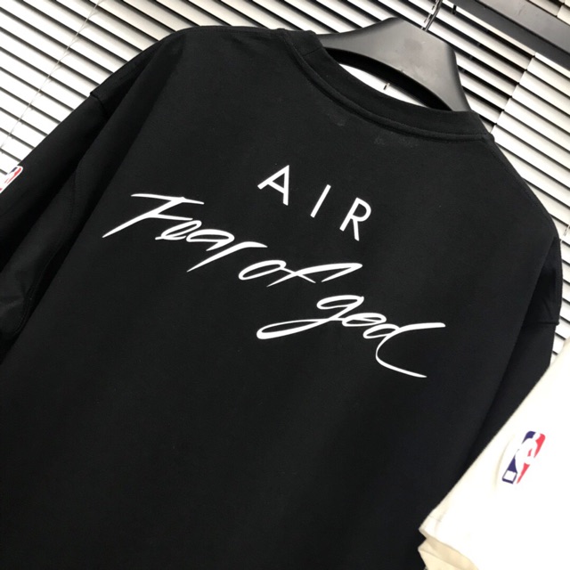 Áo thun ngắn tay Nike Air x Fear Of God logo T-shirt ss20