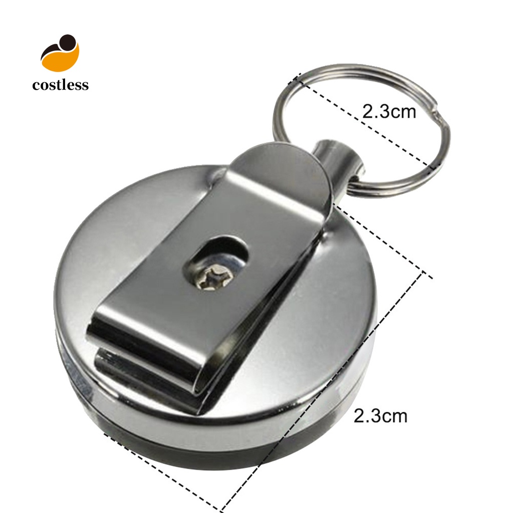 Móc khóa dây rút bằng kim loại tiện dụng