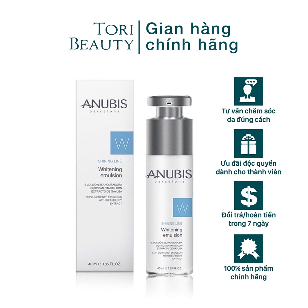 Nhũ tương sáng da ANUBIS Whitening Emulsion 40ml