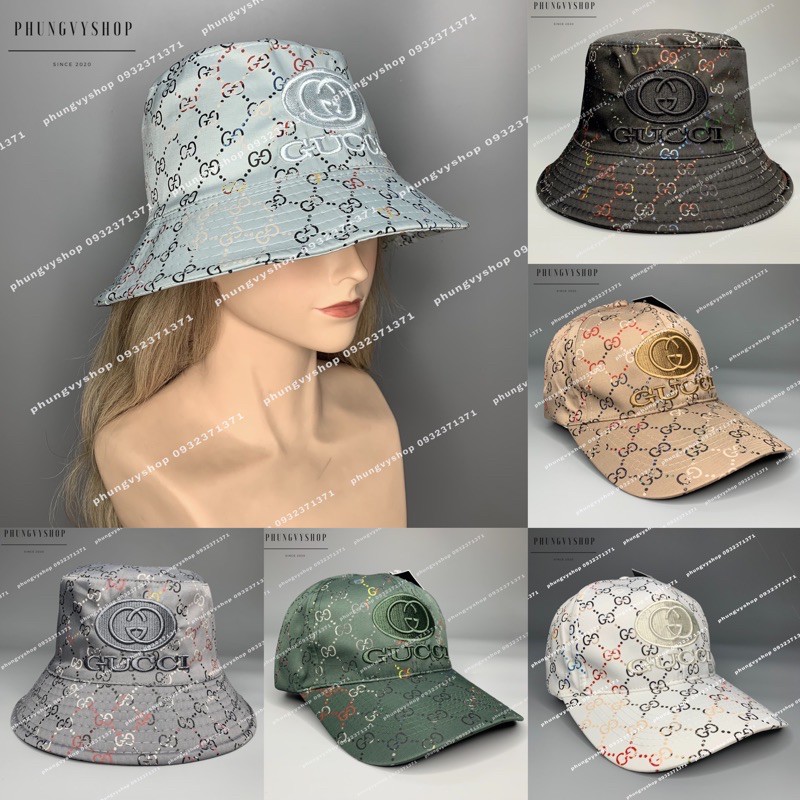 Nón bucket và nón lưỡi trai Ẩn Chìm Đỏ VÀNG- mũ cặp NAM NỮ