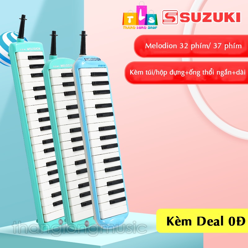 Kèn Melodion - Melodica Suzuki 32 Phím và 37 Phím MX32D, STUYDY 32, MX37 - Nhạc Cụ Giáo Dục