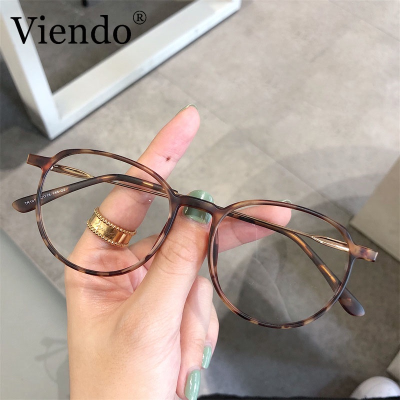 Gọng kính cận VIENDO đổi màu chống ánh sáng xanh chống tia uv hàn quốc thời trang cắt kính cận theo yêu cầu