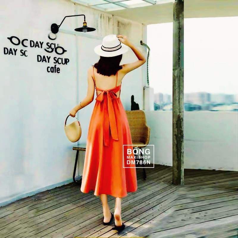 DM786N nơ lưng cam 786 ngắn