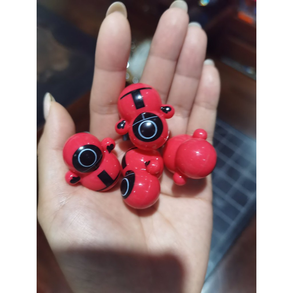 Đồ chơi lật đật hình nhân vật Squid Game mini độc đáo phong cách năm 2021 MM