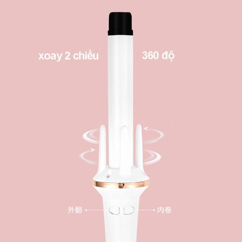 Máy uốn tóc tự động chất liệu gốm sứ đường kính uốn 28mm mẫu mới nhất BH 6 tháng shop VTA