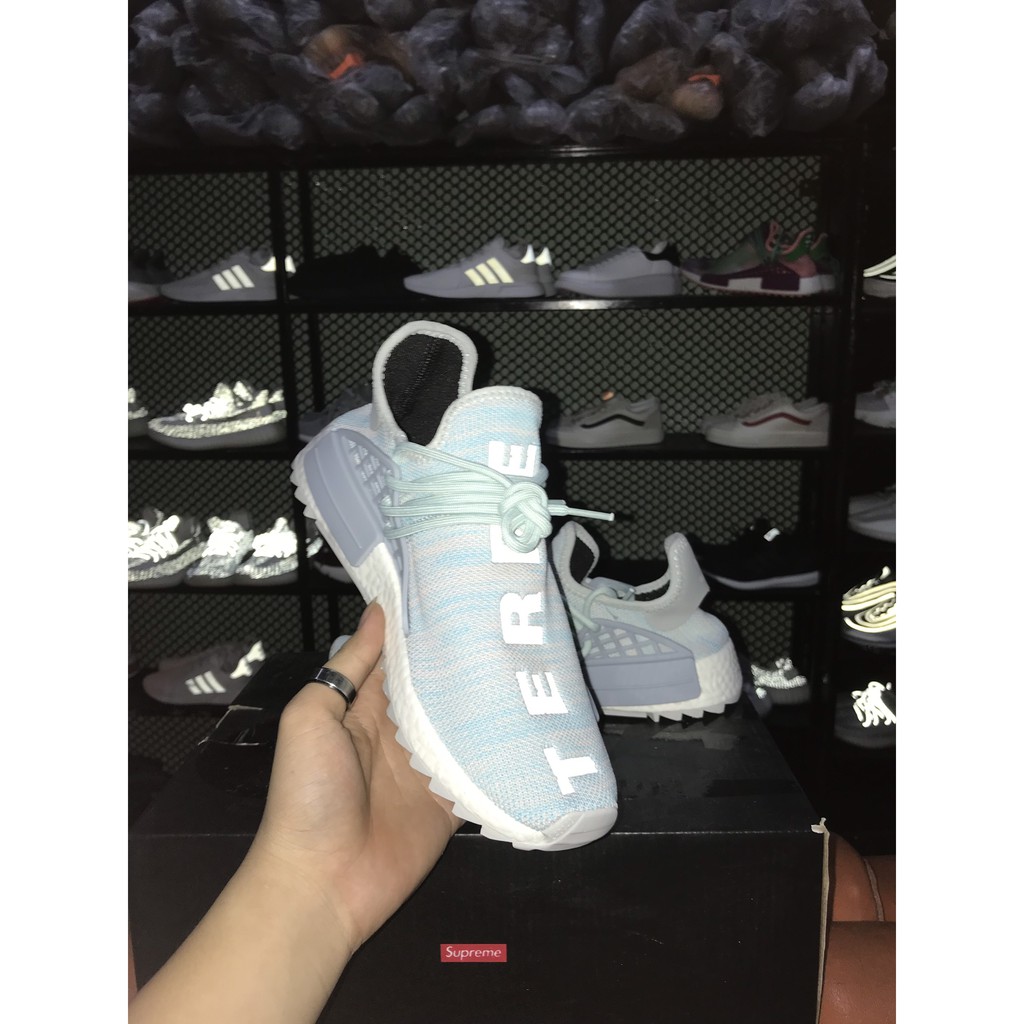 &gt;ẢNH THẬT-HÀNG THẬT&lt; Giày sneaker Human xanh ngọc phản quang nam nữ