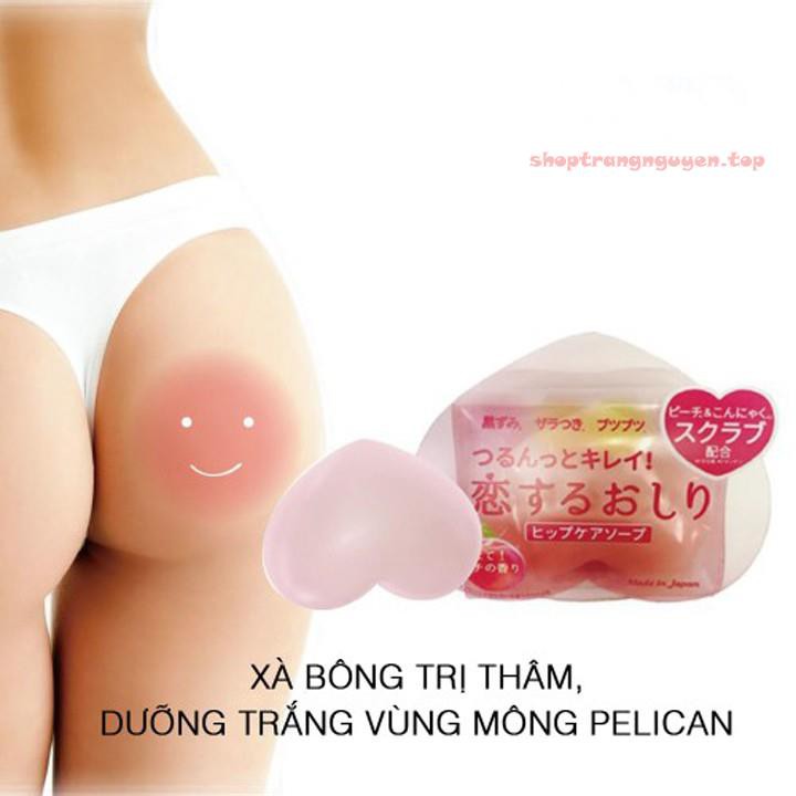 Xà phòng ngừa thâm mông Pelican For Back 80g Nhật Bản