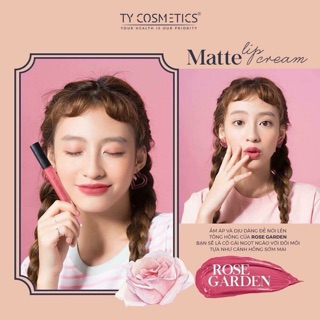 Son kem lỳ matte lip cream Ty comestic