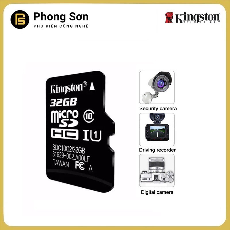 Thẻ Nhớ MicroSDHC 32GB Kingston Class10 80mb/s ( Hàng FPT Phân phối )