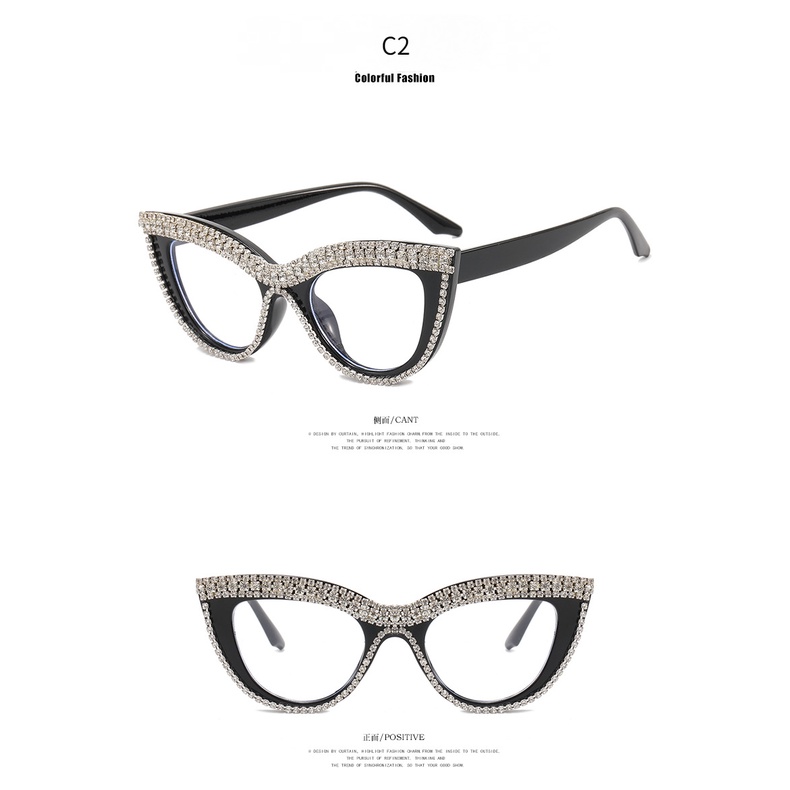 Kính Mát Mắt Mèo Chống Bức Xạ Có Đèn Led Thời Trang Cho Nữ