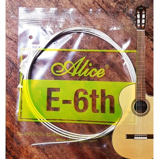 Combo 20 dây lẻ đàn Guitar Classic - dây số 6(E)  , hiệu ALICE NHẬP KHẨU