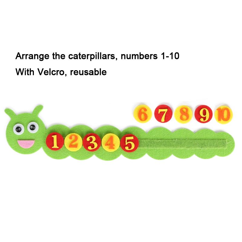 Bộ Đồ Chơi Xếp Hình Học Toán Từ 1-10 Dành Cho Trẻ Em