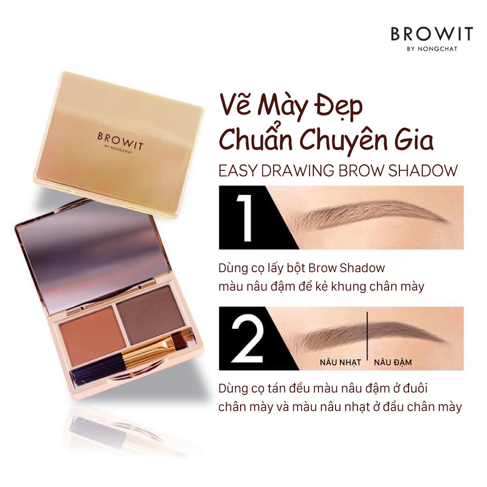 Phấn Kẻ Chân Mày Browit Easy Drawing Brow Shadow 4g Series 1 | BigBuy360 - bigbuy360.vn