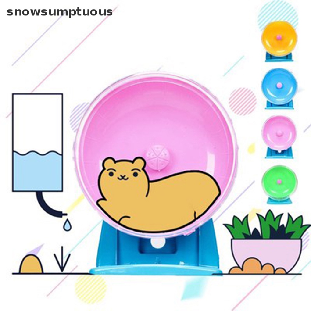 Bánh xe chạy bộ đồ chơi bằng nhựa đáng yêu dành cho chuột hamster