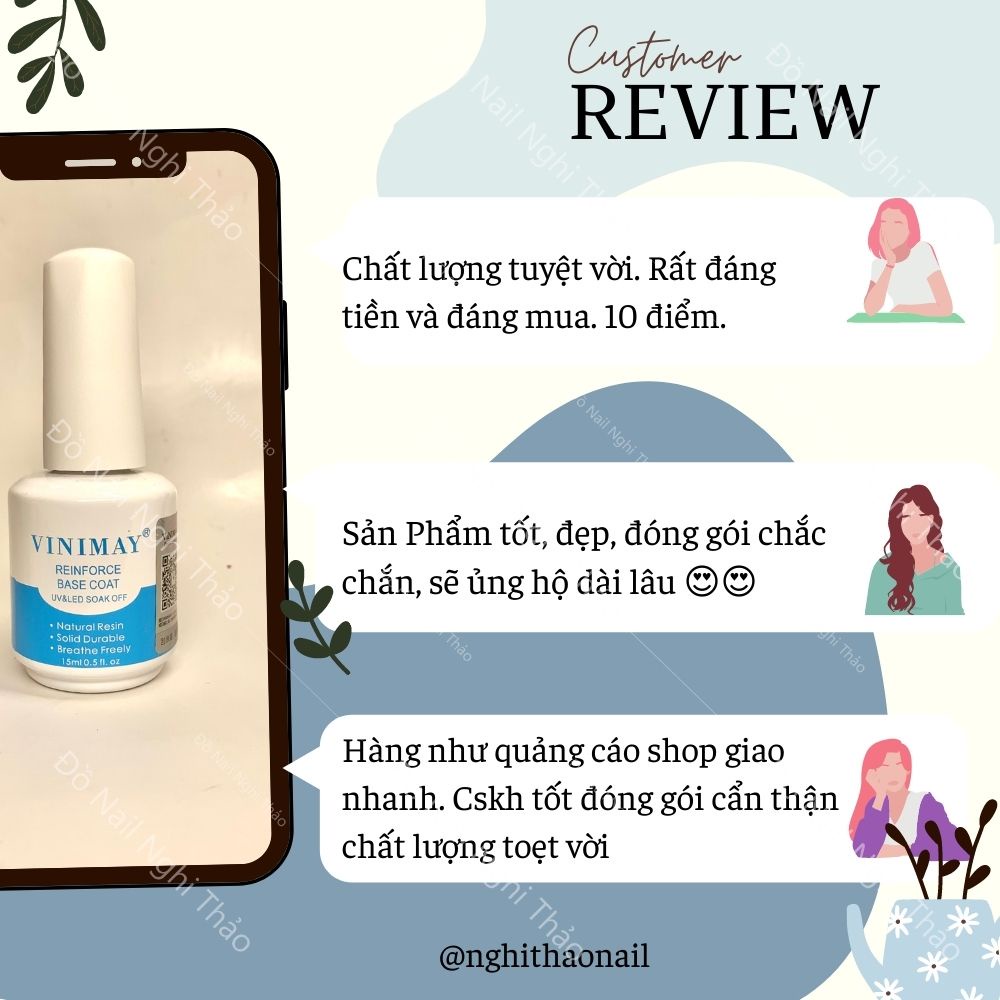 Sơn cứng móng Vinimay 15ml