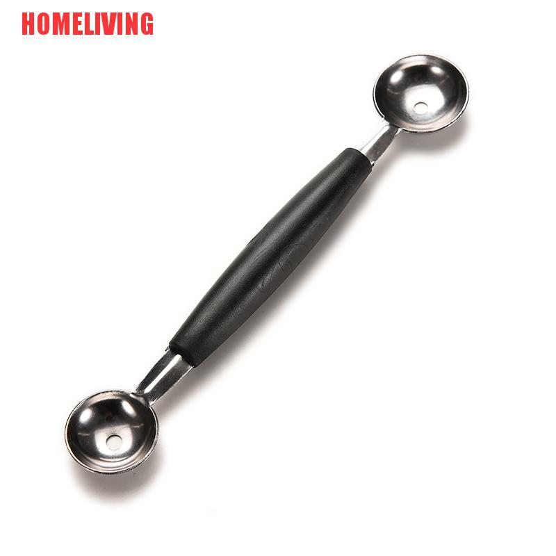 Muỗng Múc Kem / Trái Cây Hai Đầu Bằng Thép Không Gỉ Tiện Lợi Dành Cho Nhà Bếp