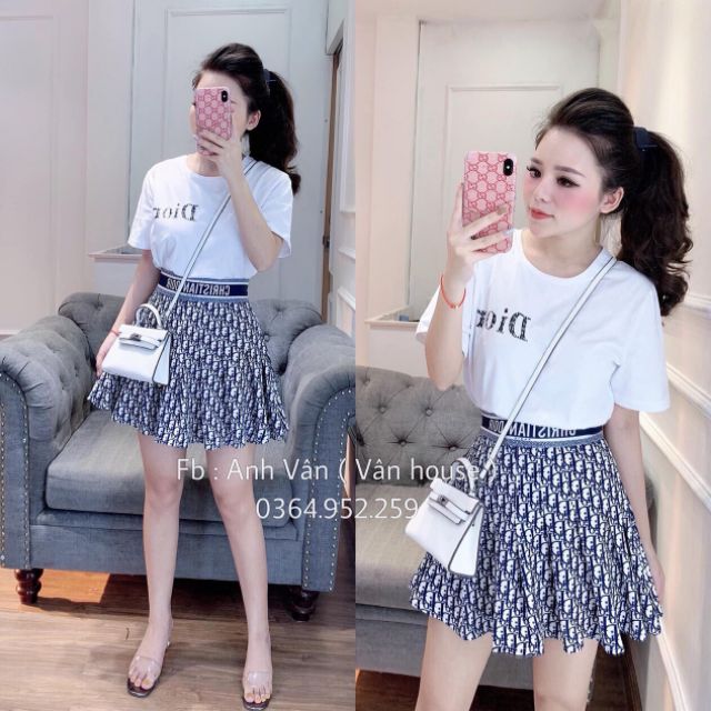 Set váy Dior hot hit ạ 😃