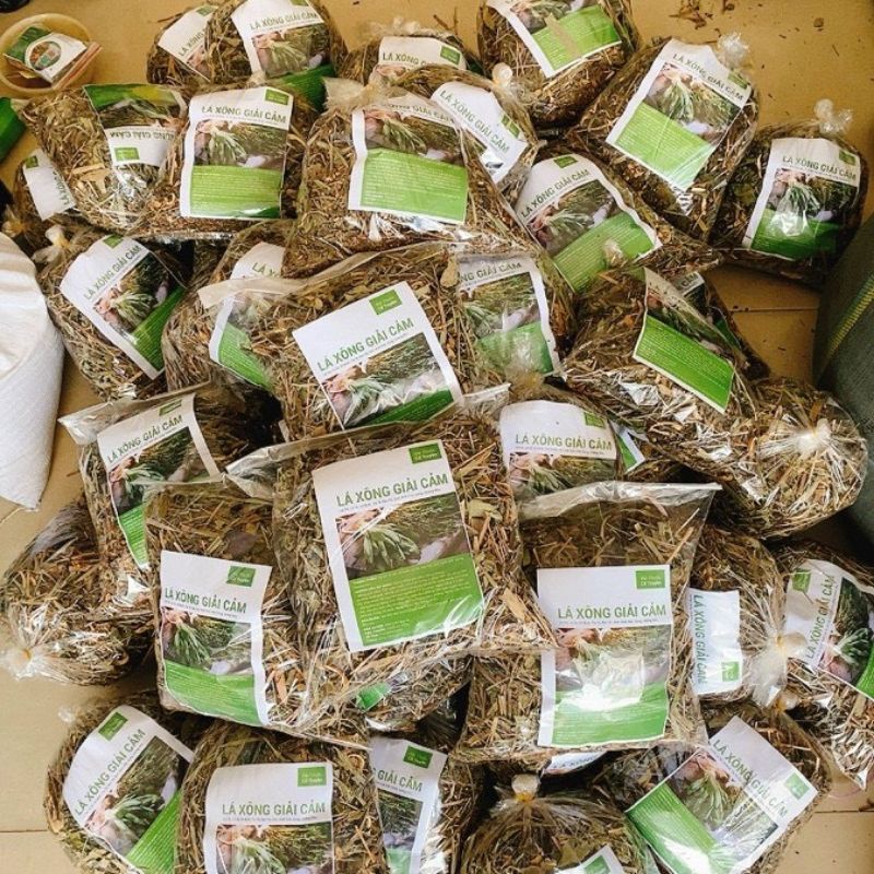 (lá mới) Gói xông - tắm giải cảm 500gr -1 kg