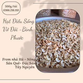 Hạt điều tươi vỡ đôi nấu sữa 500g