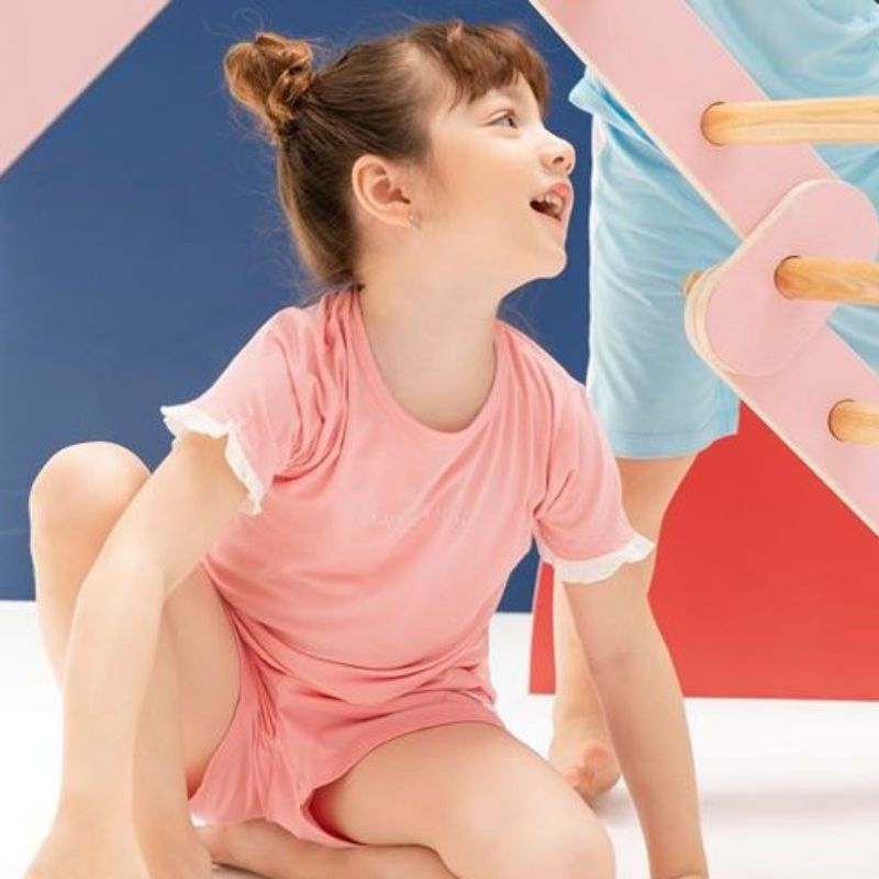 Nous kid -  Bộ cộc tay nous cho bé trai, bé gái từ 2 đến 6 tuổi