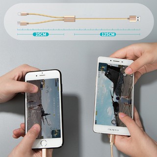 Cáp Sạc 2 Trong 1 Cho iPhone Và Android - Dài 1.5m