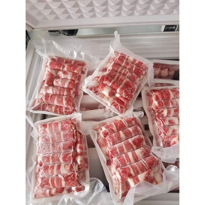 Ba Chỉ Bò Mỹ 1Kg  [FREE SHIP] TỪ ĐƠN 50K, [Loại Đặc Biệt] Hàng ngon nhà làm LOẠI 1