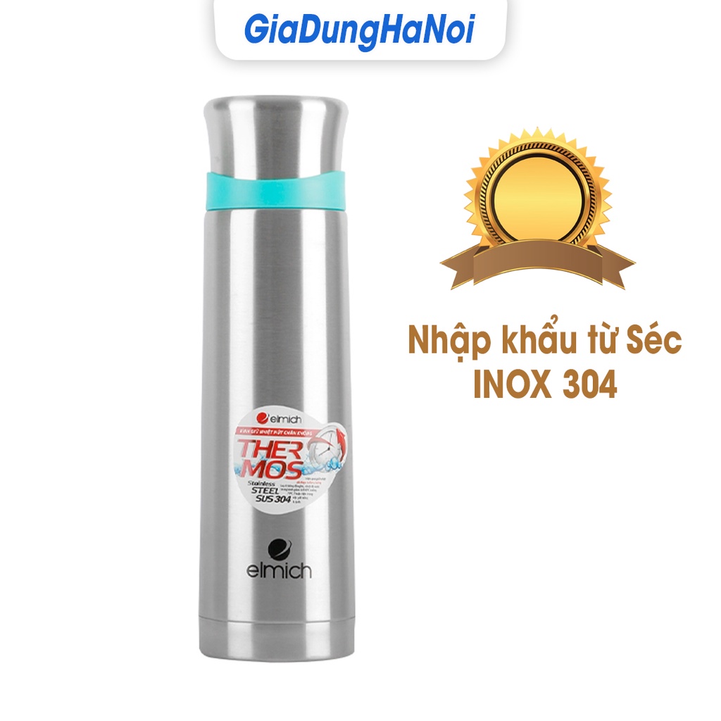 Chính Hãng - Bình Giữ Nhiệt Elmich EL-6387 Nhập Khẩu Cộng Hòa Séc Inox 304 - Bảo Hành 6 Tháng