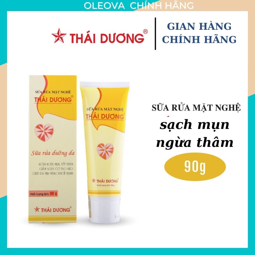 Sữa rửa mặt nghệ Thái Dương Oleova 90g RD27
