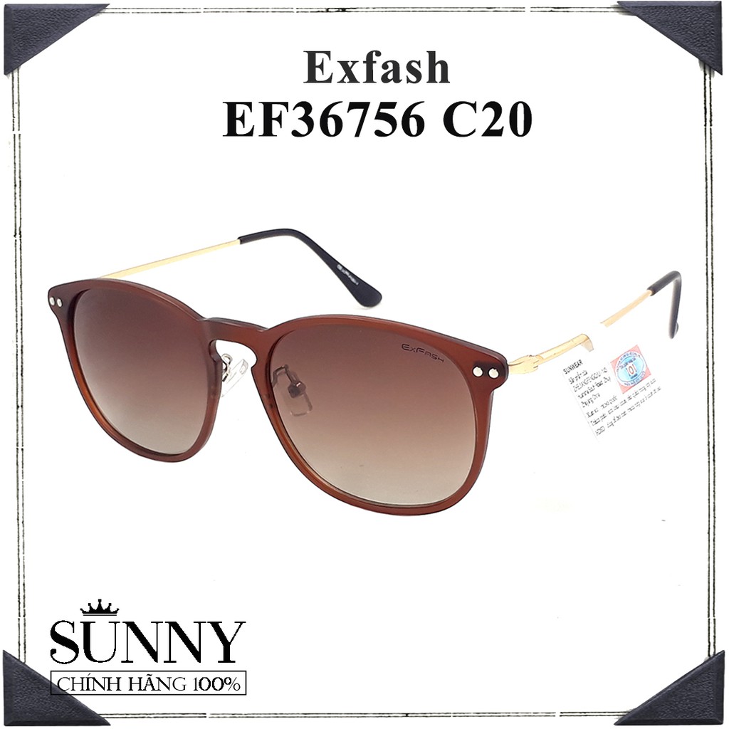 EF36756 - kính mắt Exfash chính hãng Korea, kèm tem thẻ chống hàng giả do bộ công an cấp