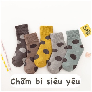  Combo 5 đôi Tất xù cho bé vớ cho mùa đông rét đậm đại hàn - LT2022 