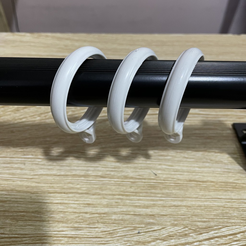 ⚡️𝐅𝐑𝐄𝐄 𝐒𝐇𝐈𝐏⚡️ Móc treo rèm ⚡️ Nhựa ABS cao cấp - Phù hợp với thanh treo rèm phi 28mm