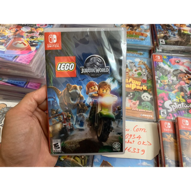 băng game lego jurassic world nintendo switch trò chơi thế giới khủng long