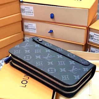 Ví Cầm Tay LV Nam Nữ Bản To Dáng Dài 2 Khóa Cao Cấp Fullbox WD5665