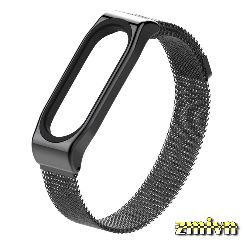 Xiaomi Miband 5 _ Dây đeo milanese loop kim loại thép không gỉ Xiaomi Miband 5 - Mijobs