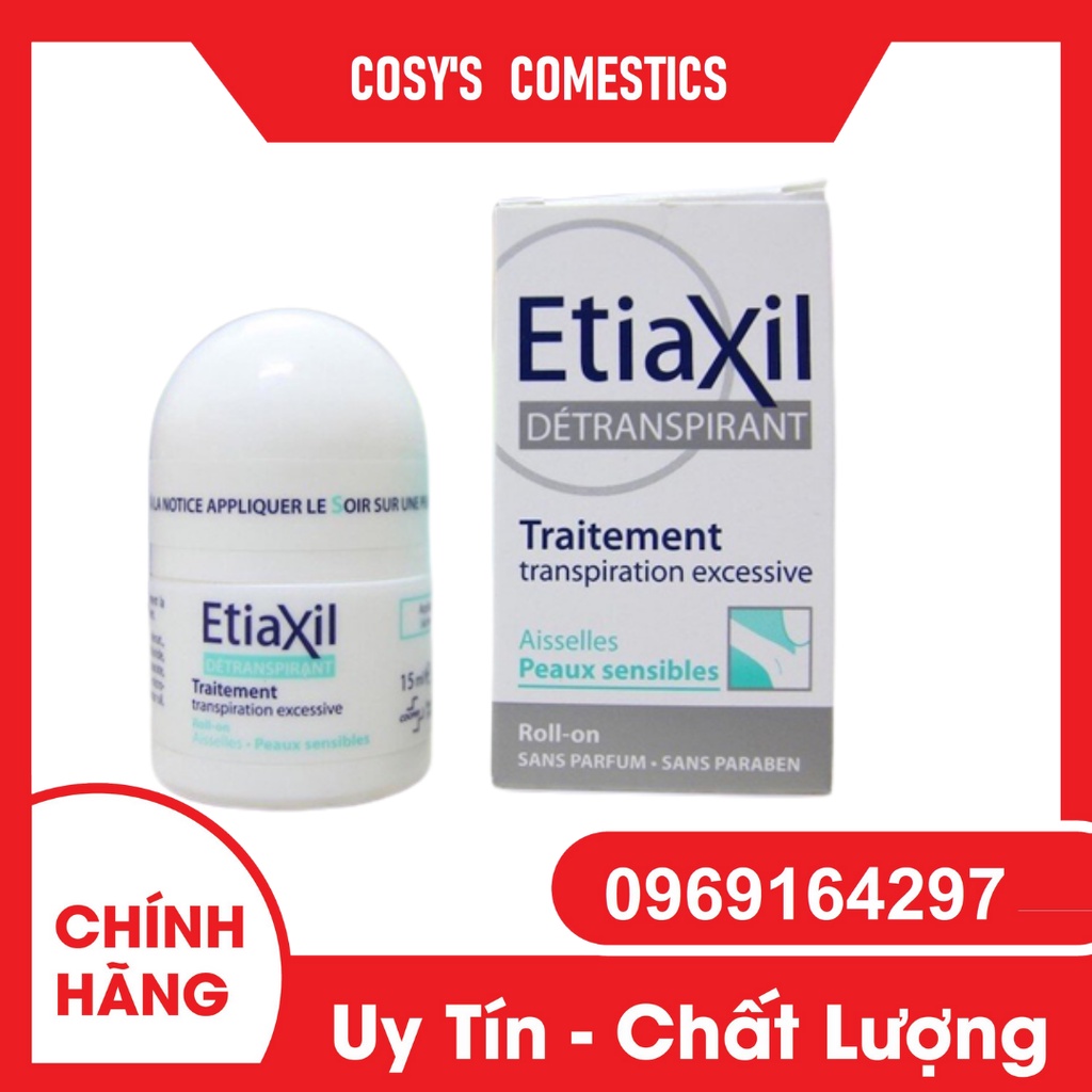 Lăn Nách Etiaxil Pháp Khử Mùi Tuyệt Đối ngăn mồ hôi tới 75%