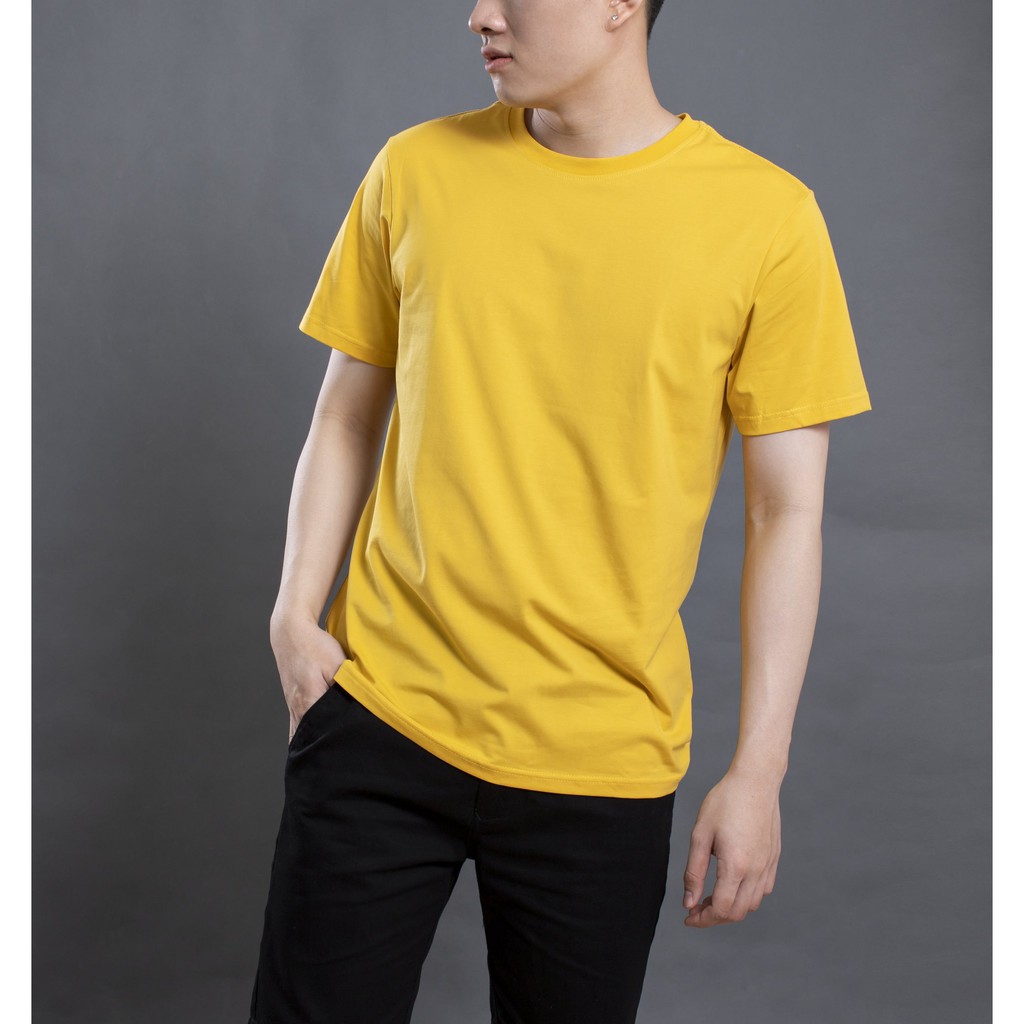 Áo thun trơn tay ngắn LADOS - 19021, chất thun cotton 4 chiều với nhiều màu sắc tươi sáng | BigBuy360 - bigbuy360.vn