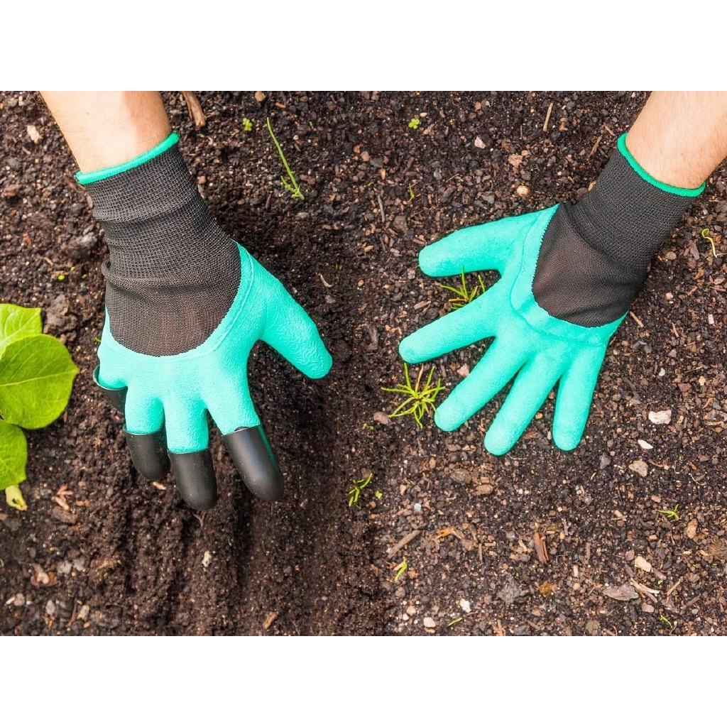 Cặp găng tay làm vườn chuyên dụng có móng vuốt 3A thay dụng cụ đào đất tiện lợi Phặn Phặn