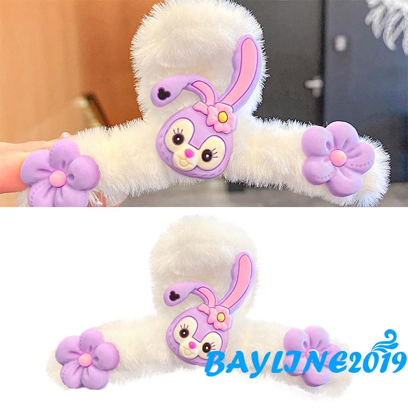 Kẹp tóc màu trắng thiết kế hoạt hình xinh xắn cho nữ