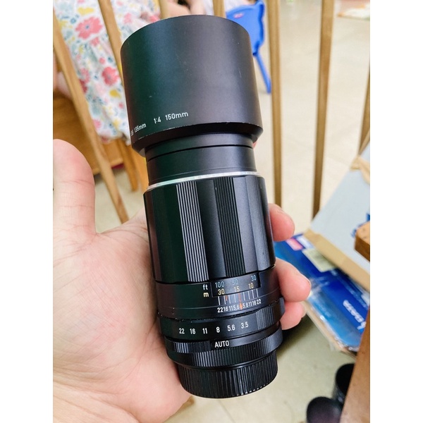 Ống kính SMC Takumar 135f3.5, 135mm f3.5 ngàm m42 dùng cho máy PENTAX SPOTMATIC