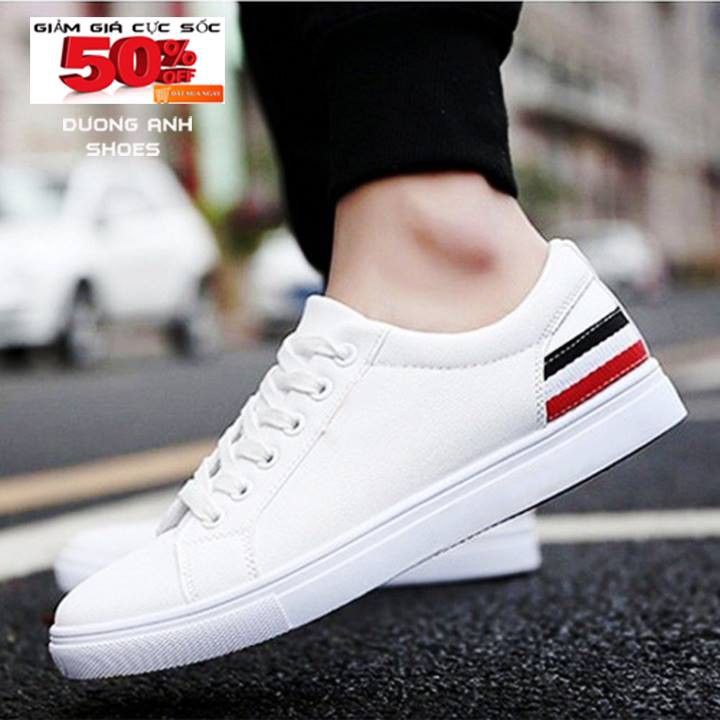 Giày sneaker thể thao nam GST 85 -Trắng- Nhiều phần quà giá trị FREESHIP ĐƠN (99K)