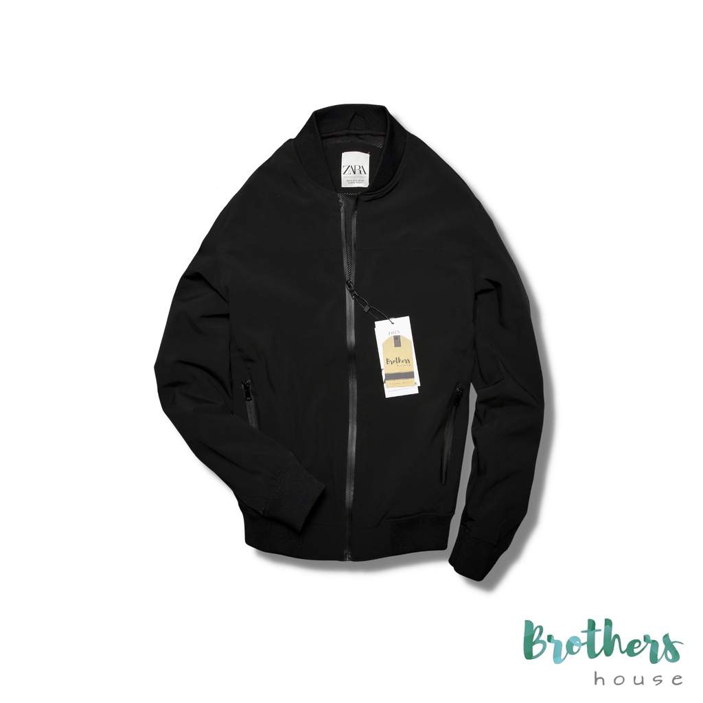 |Vải hãng| Áo khoác bomber zara basic dễ mặc dễ phối