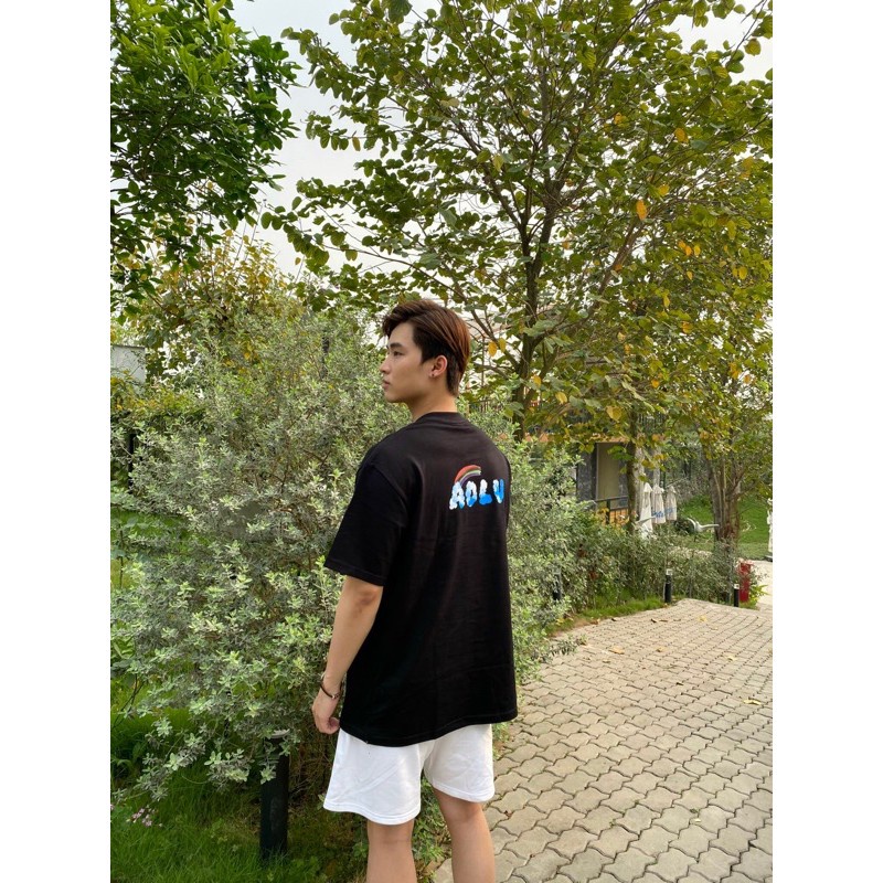 Áo thun tay lỡ ADLV Mây Cloud unisex nam nữ form rộng oversize chất liệu cotton 46 Clothing | BigBuy360 - bigbuy360.vn