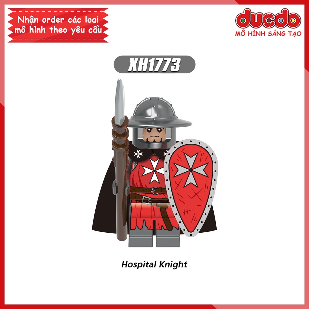 Minifigures lính La mã, Hy lạp trung cổ - Đồ chơi Lắp ghép Xếp hình Mini XINH X0320 Mô hình