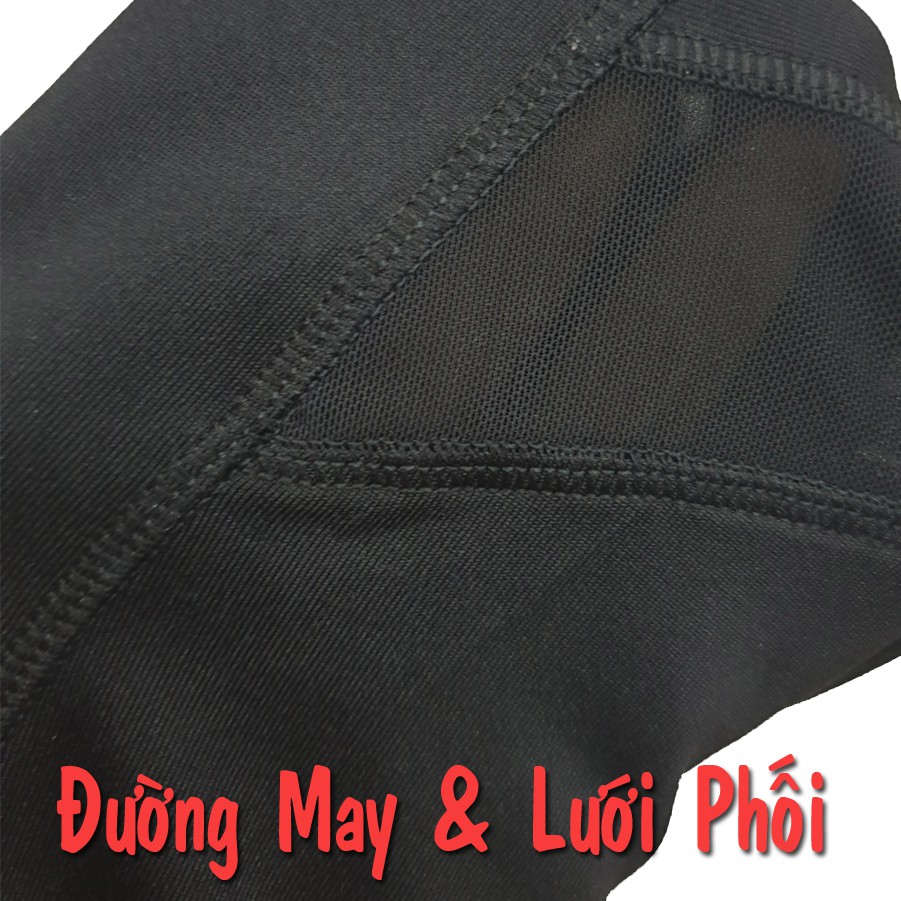 Quần Thun Tập Gym Nữ Phối Lưới - Thun Mềm &amp; Nhẹ